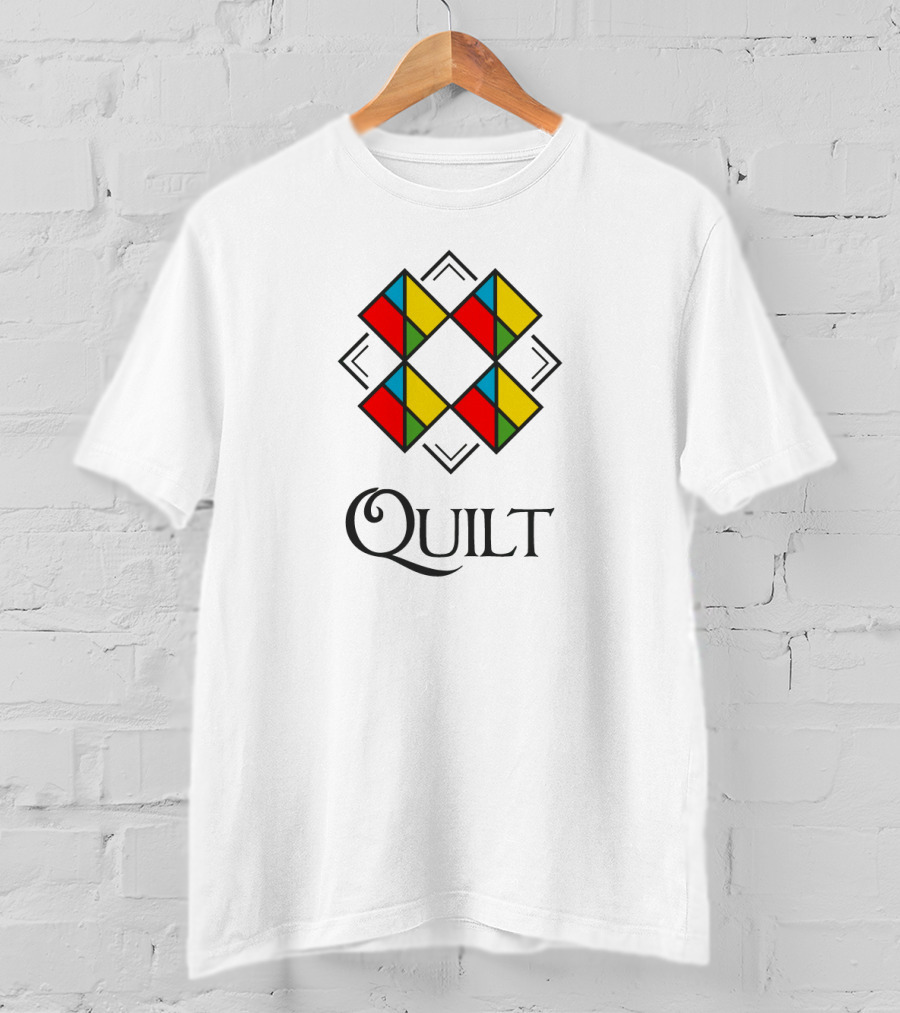 Quilt Colorful Geometric T-Shirt