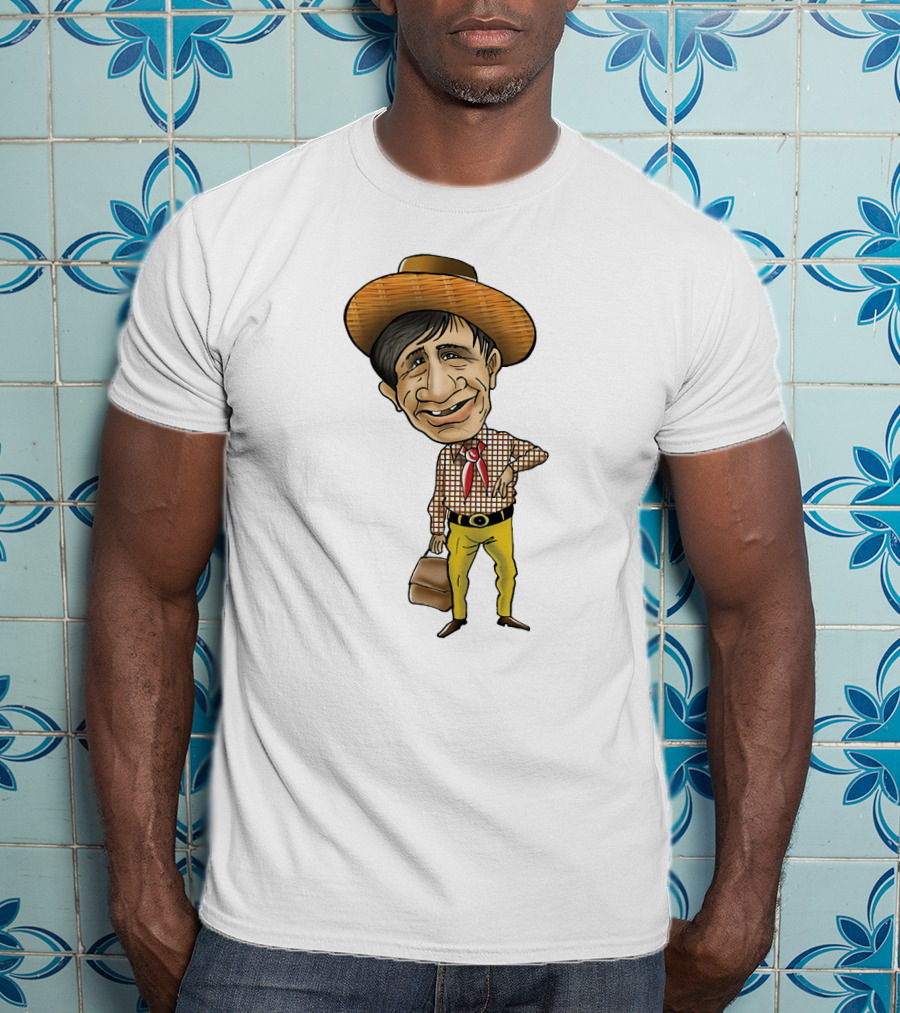 Dev Anand Caricature Cowboy T-Shirt