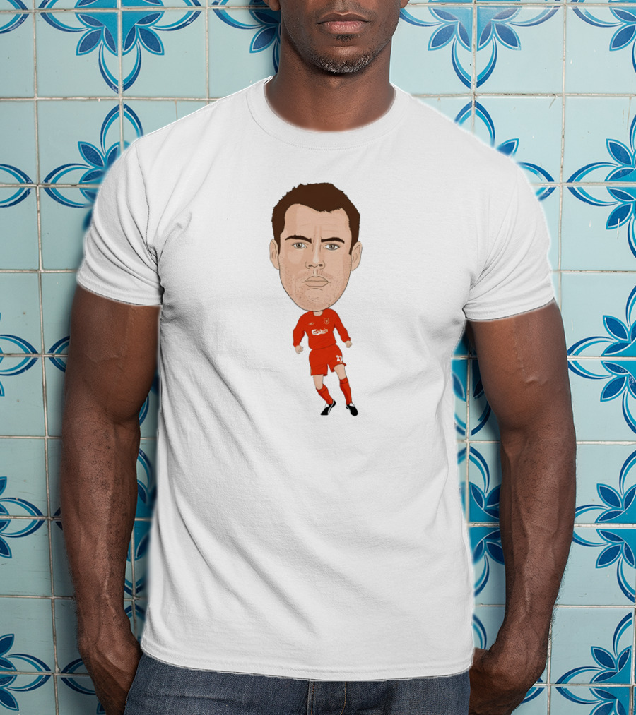 Jamie Carragher Liverpool Football Icon Caricature T-Shirt