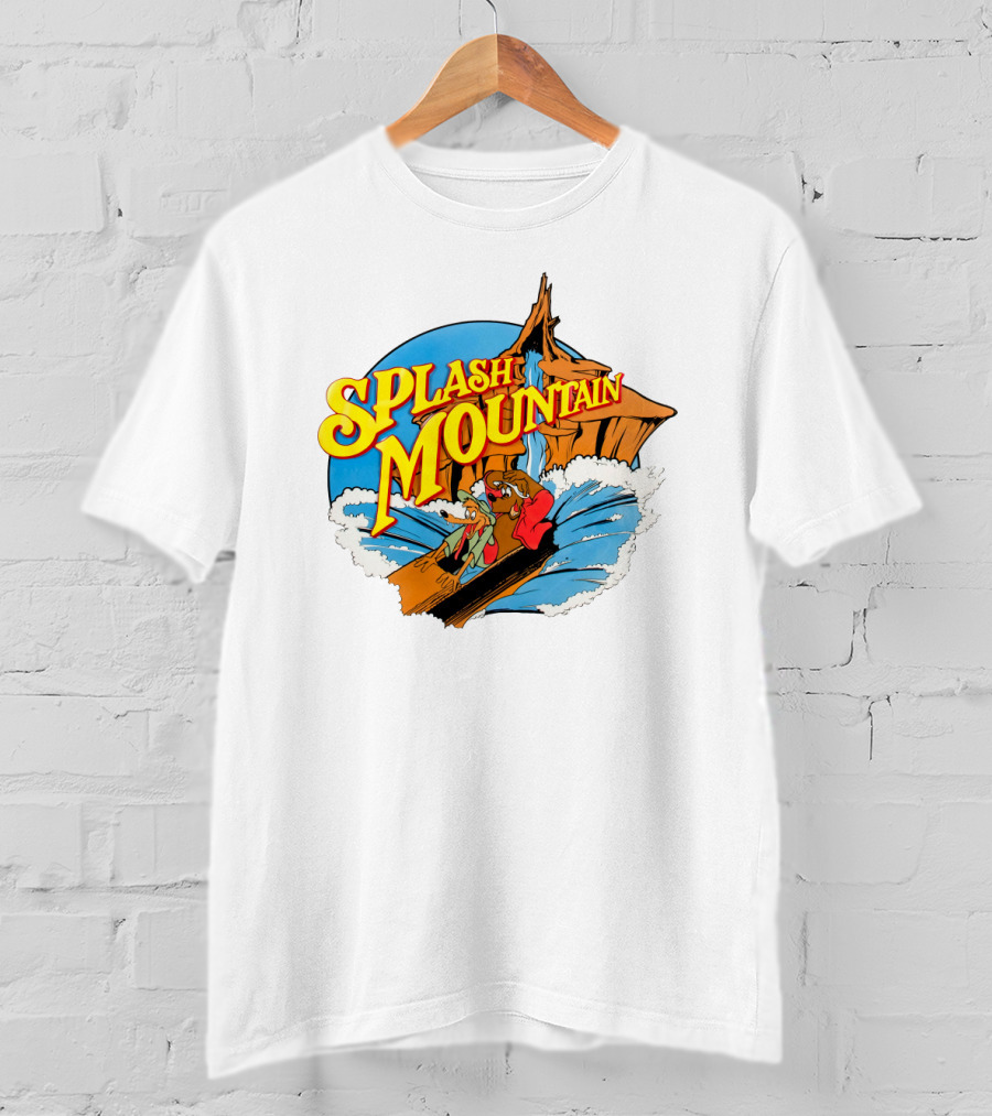 Splash Mountain Ride Log Flume Adventure Disney Characters T-Shirt