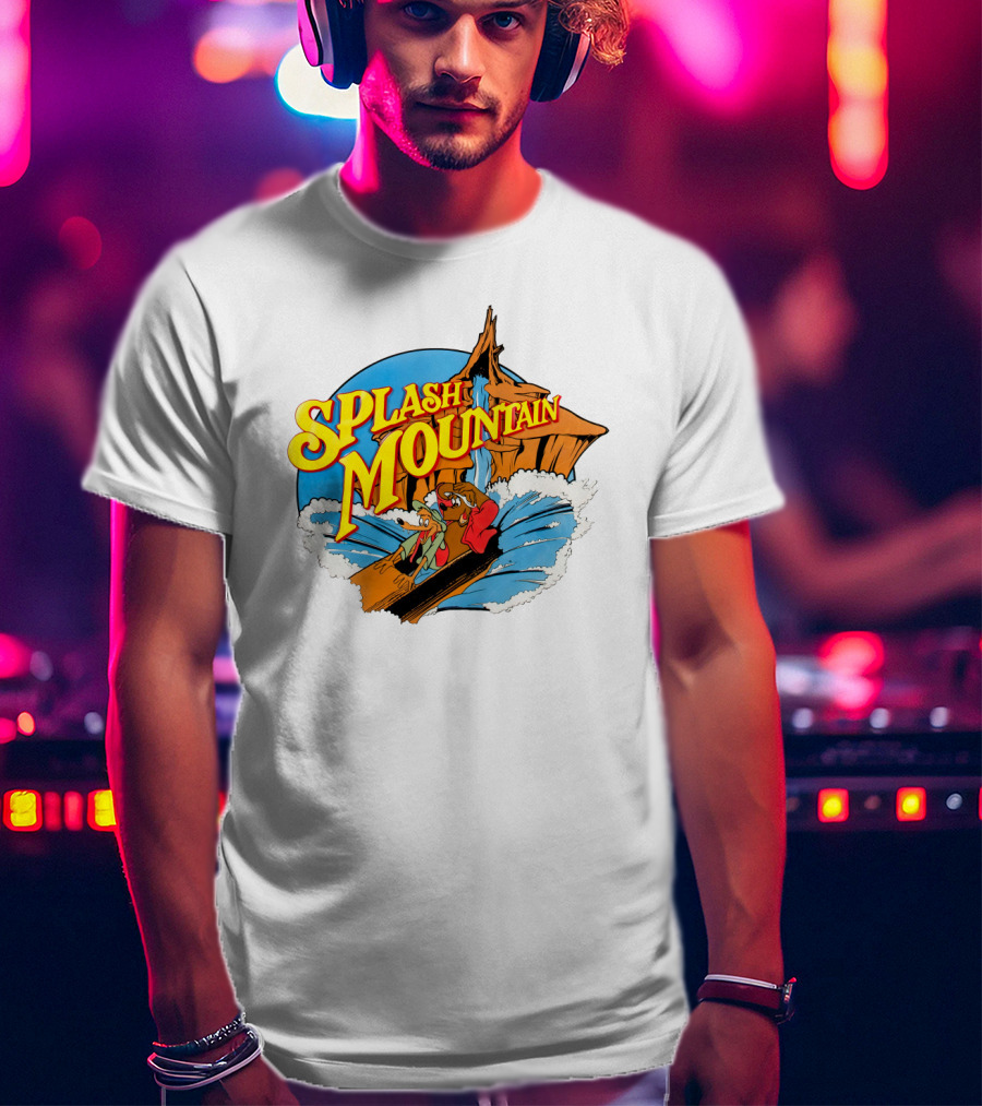 Splash Mountain Ride Log Flume Adventure Disney Characters T-Shirt