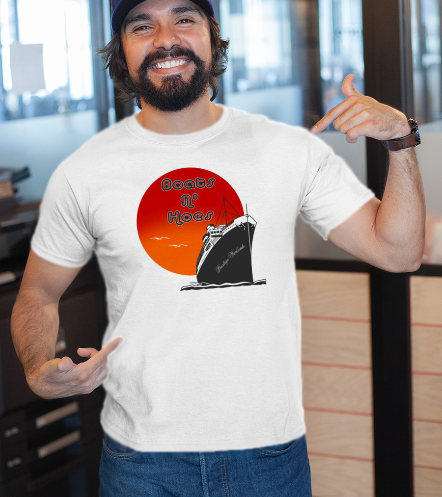Boats N' Hoes Prestige Worldwide Step Brothers Sun Cruise T-Shirt