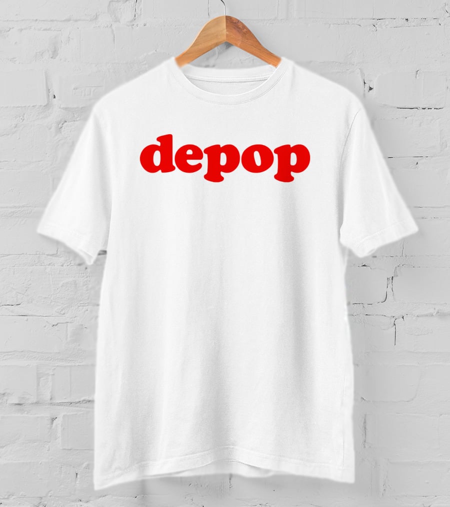 Depop Bold Red T-Shirt
