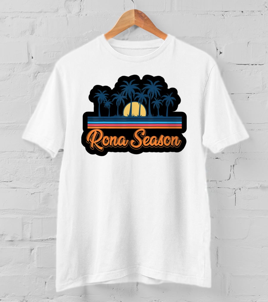 Rona Season Tropical Sunset Palm Trees T-Shirt