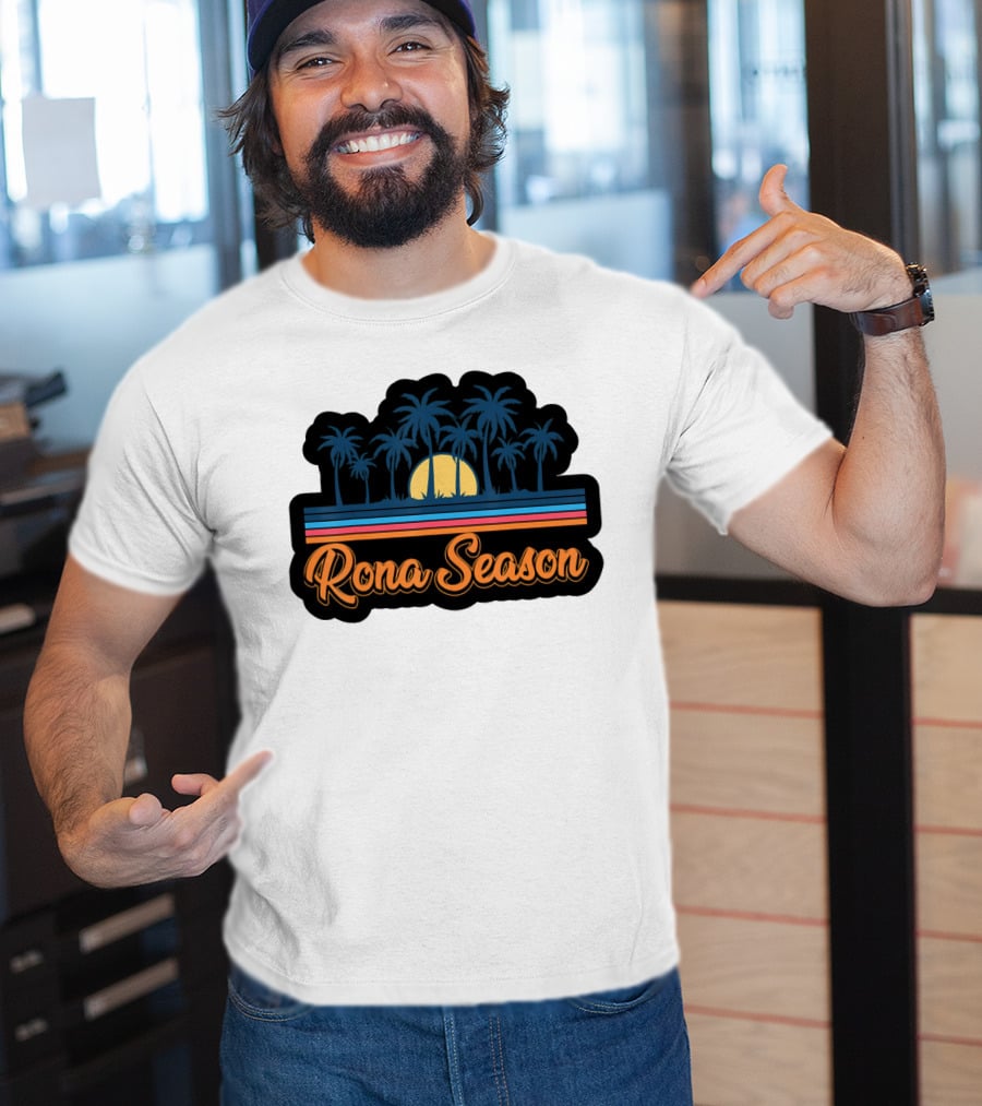 Rona Season Tropical Sunset Palm Trees T-Shirt