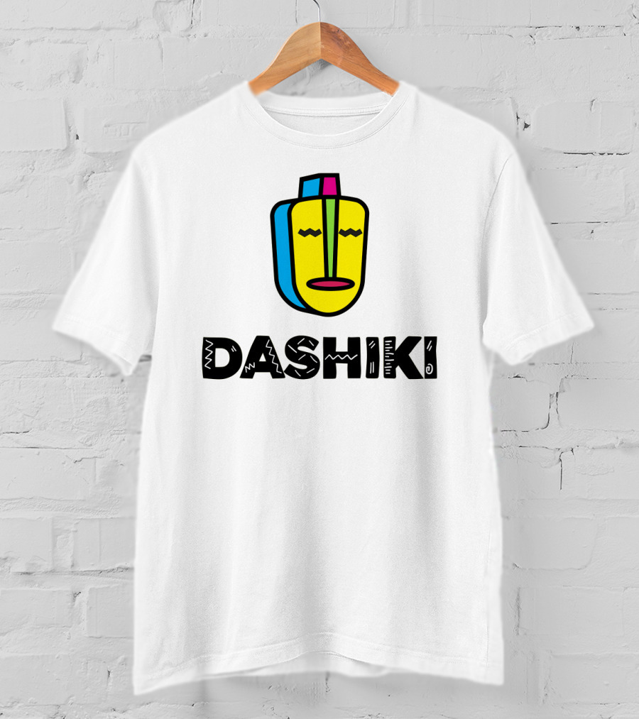 DASHIKI Colorful Geometric Mask T-Shirt