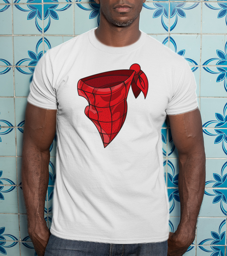 Bandana Paisley Red Scarf T-Shirt