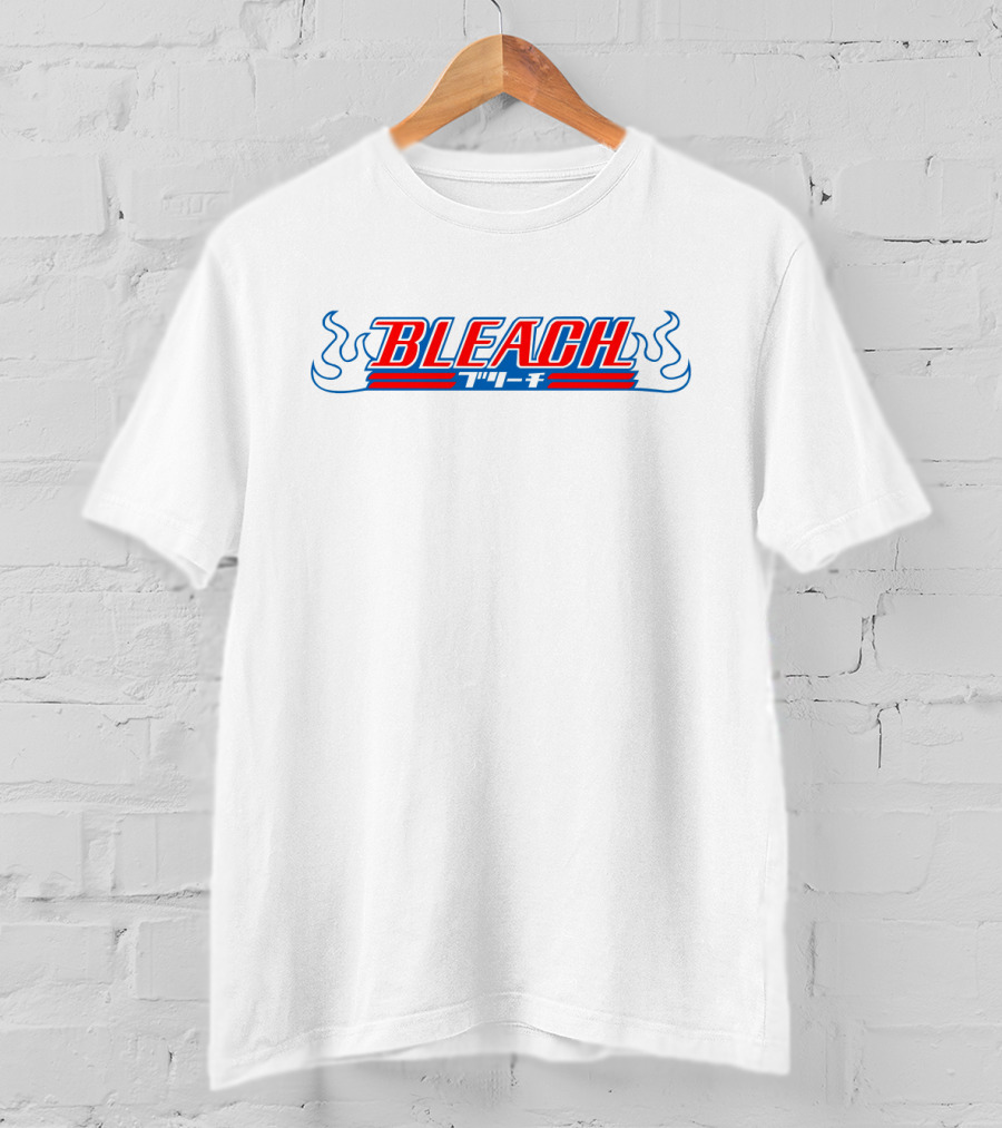 BLEACH Anime Logo With Japanese Kanji T-Shirt