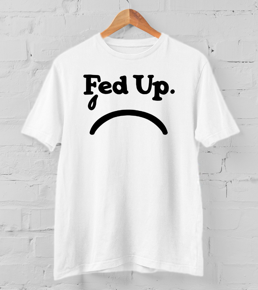 Fed Up Frown Emoticon T-Shirt