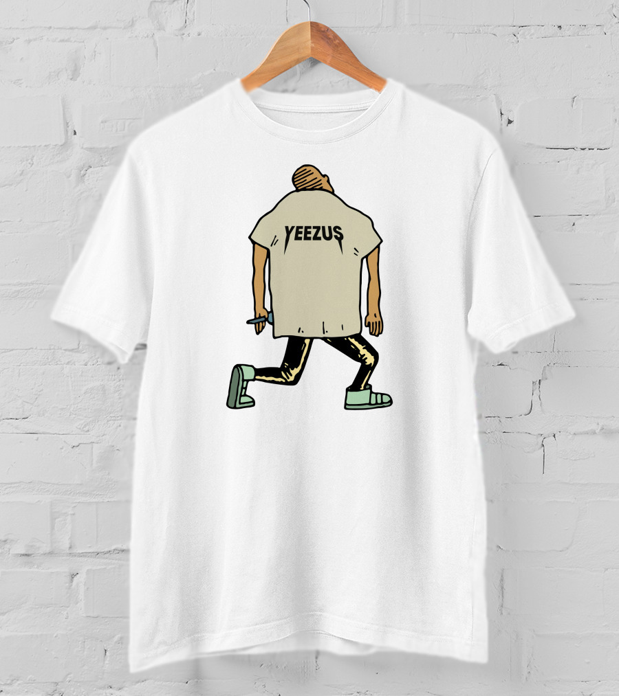 Yeezus Kneeling Figure With Microphone T-Shirt
