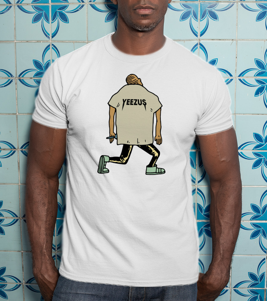 Yeezus Kneeling Figure With Microphone T-Shirt