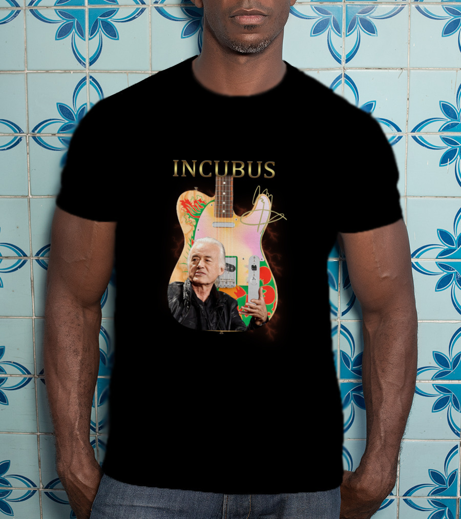 Incubus Signature Guitar With Rock Legend T-Shirt
