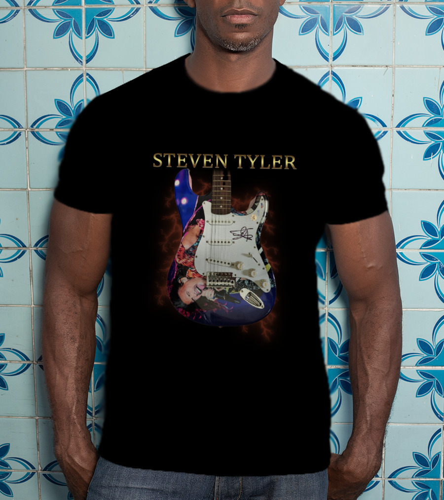 Steven Tyler Guitar T-Shirt