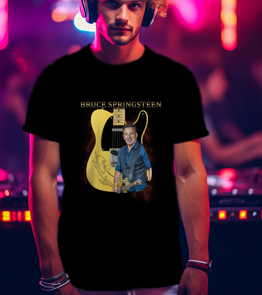 Bruce Springsteen Signature Guitar With Classic Telecaster T-Shirt