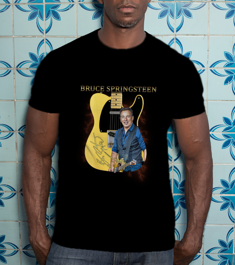 Bruce Springsteen Signature Guitar With Classic Telecaster T-Shirt