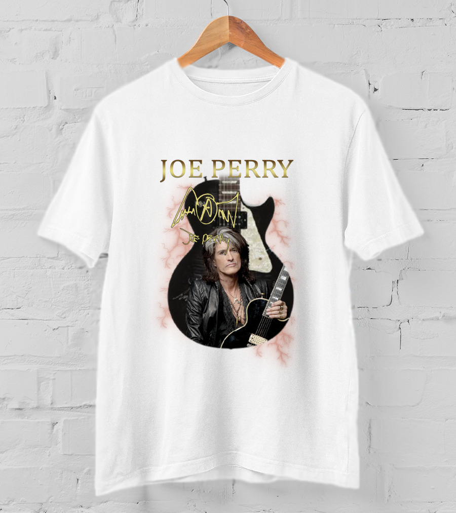 Joe Perry Aerosmith Signature Guitar Iconic T-Shirt