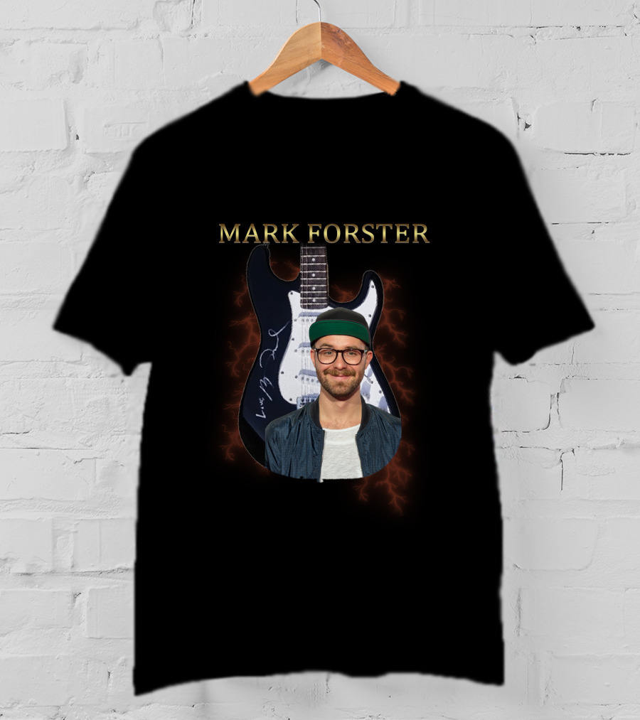 MARK FORSTER Signature Guitar With Lightning T-Shirt