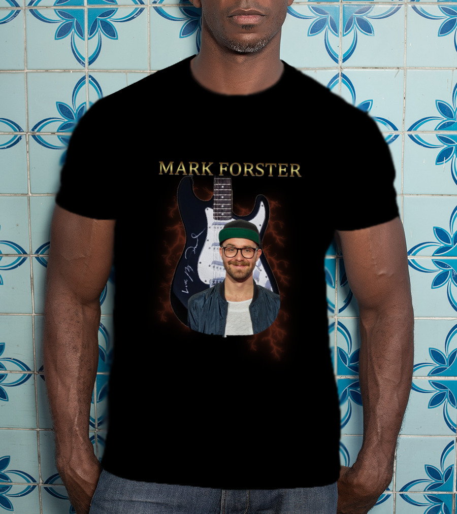 MARK FORSTER Signature Guitar With Lightning T-Shirt