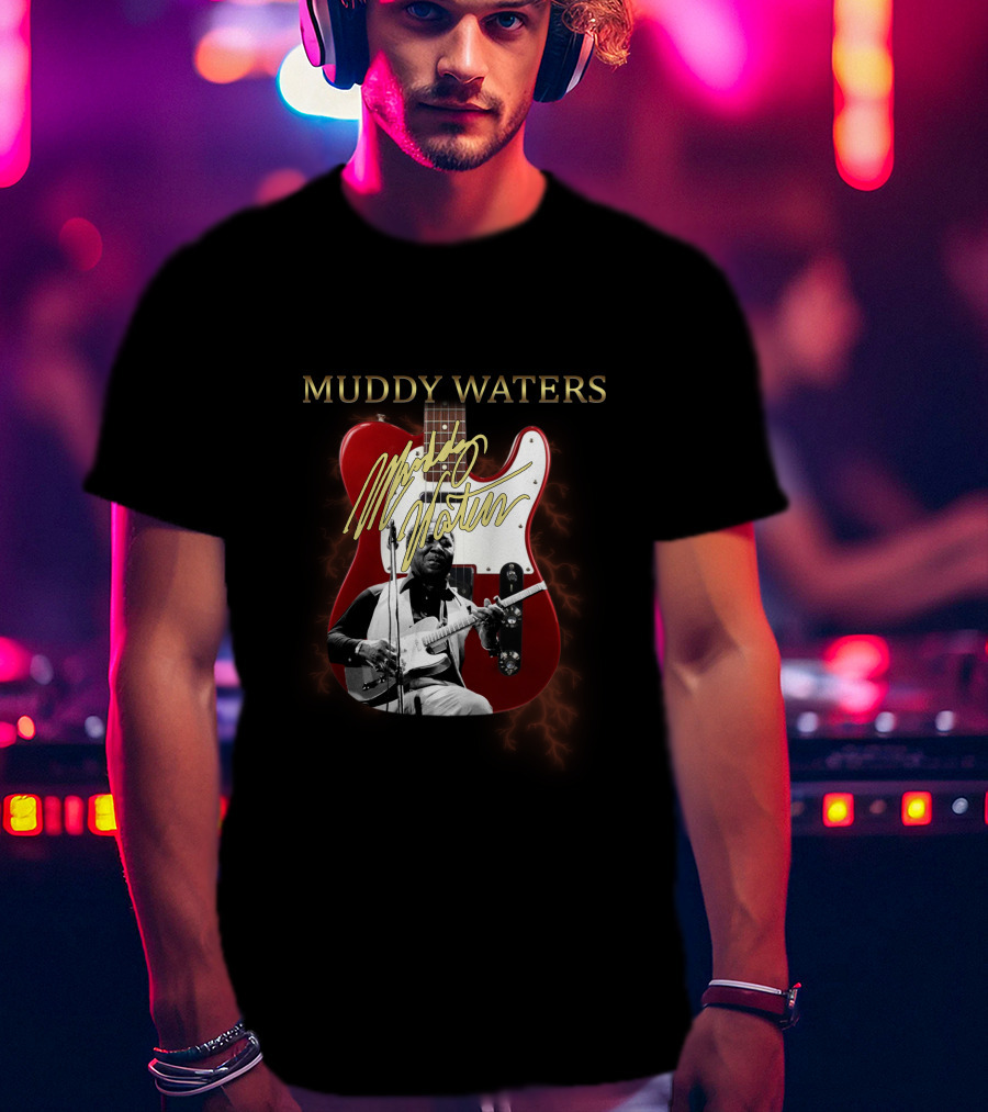 Muddy Waters Guitar Signature Red Telecaster T-Shirt