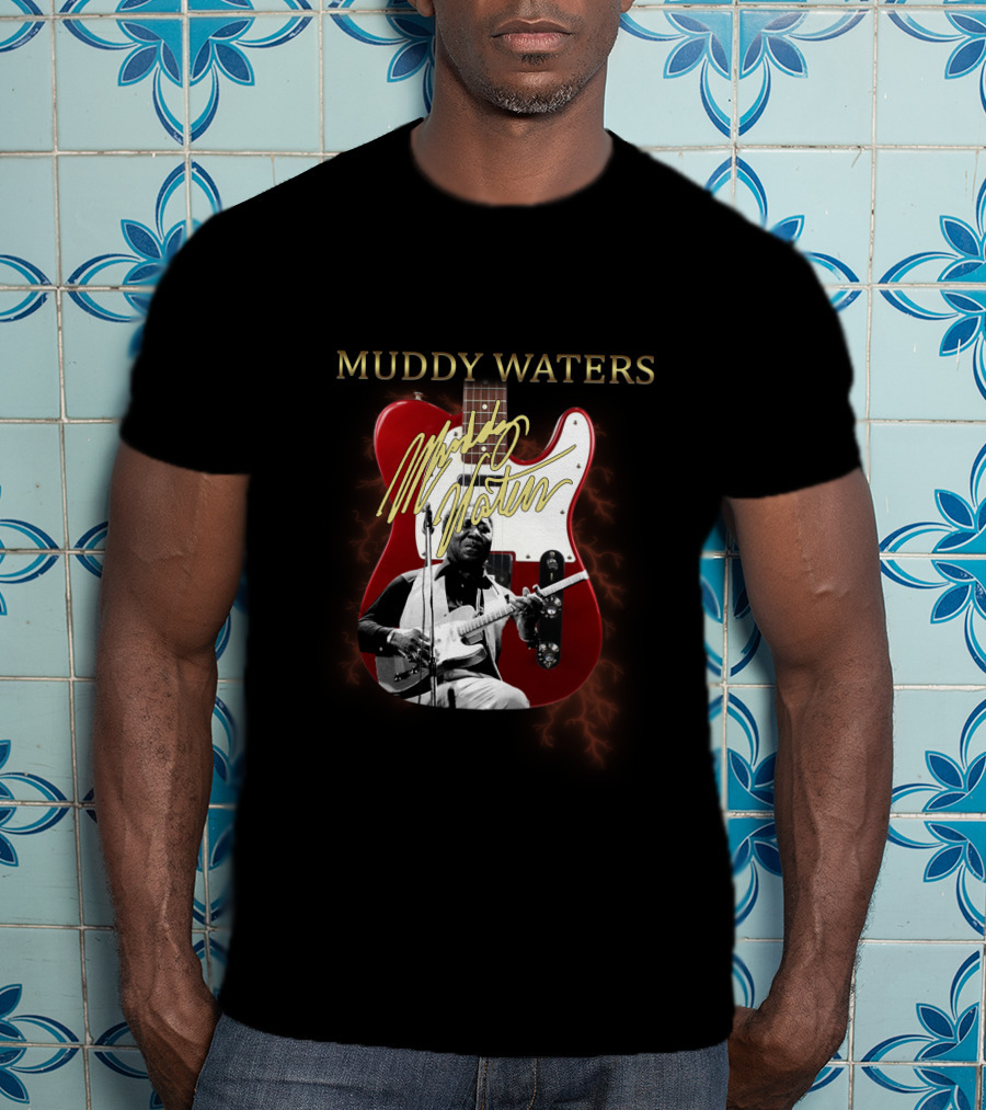 Muddy Waters Guitar Signature Red Telecaster T-Shirt