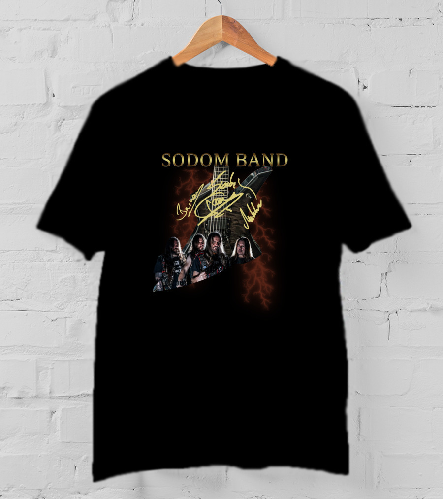 Sodom Band Guitar And Members T-Shirt