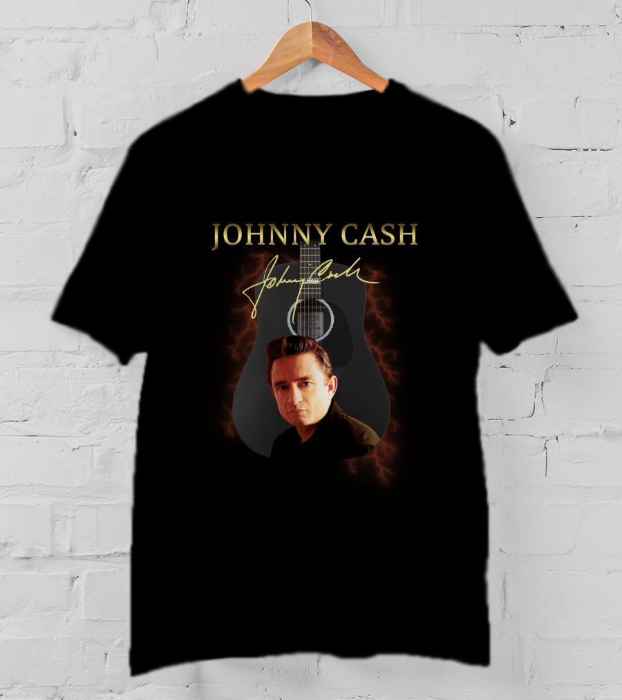 Johnny Cash Guitar T-Shirt