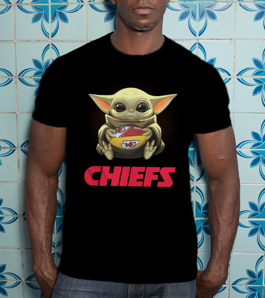 Yoda Baby Chiefs Football Fan Merchandise T-Shirt