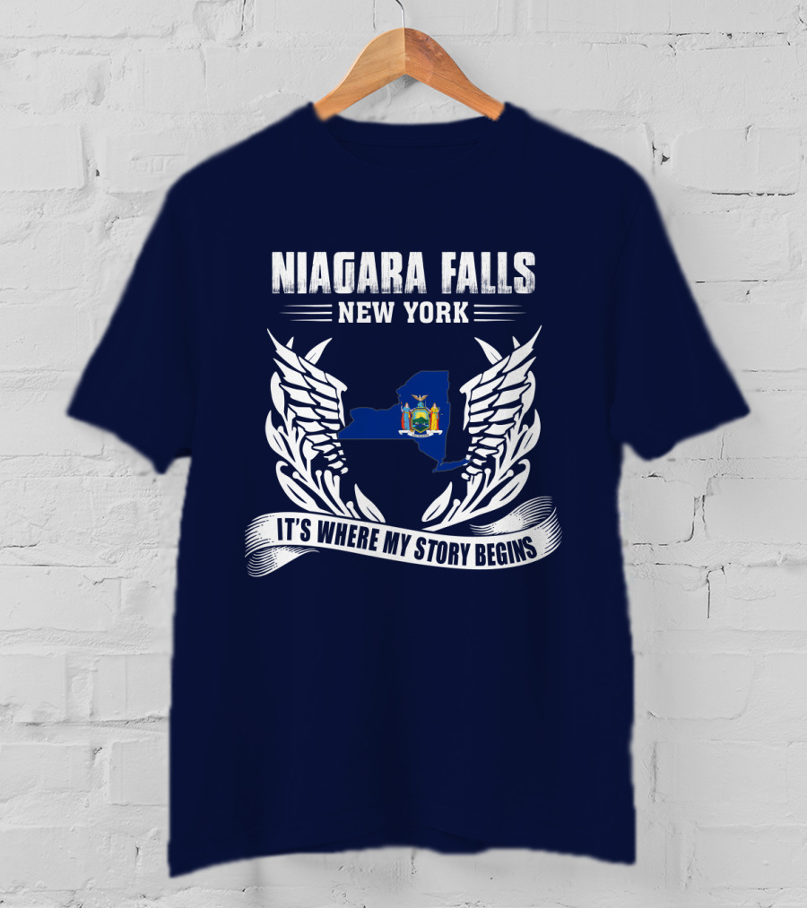 Niagara Falls New York It's Where My Story Begins T-Shirt