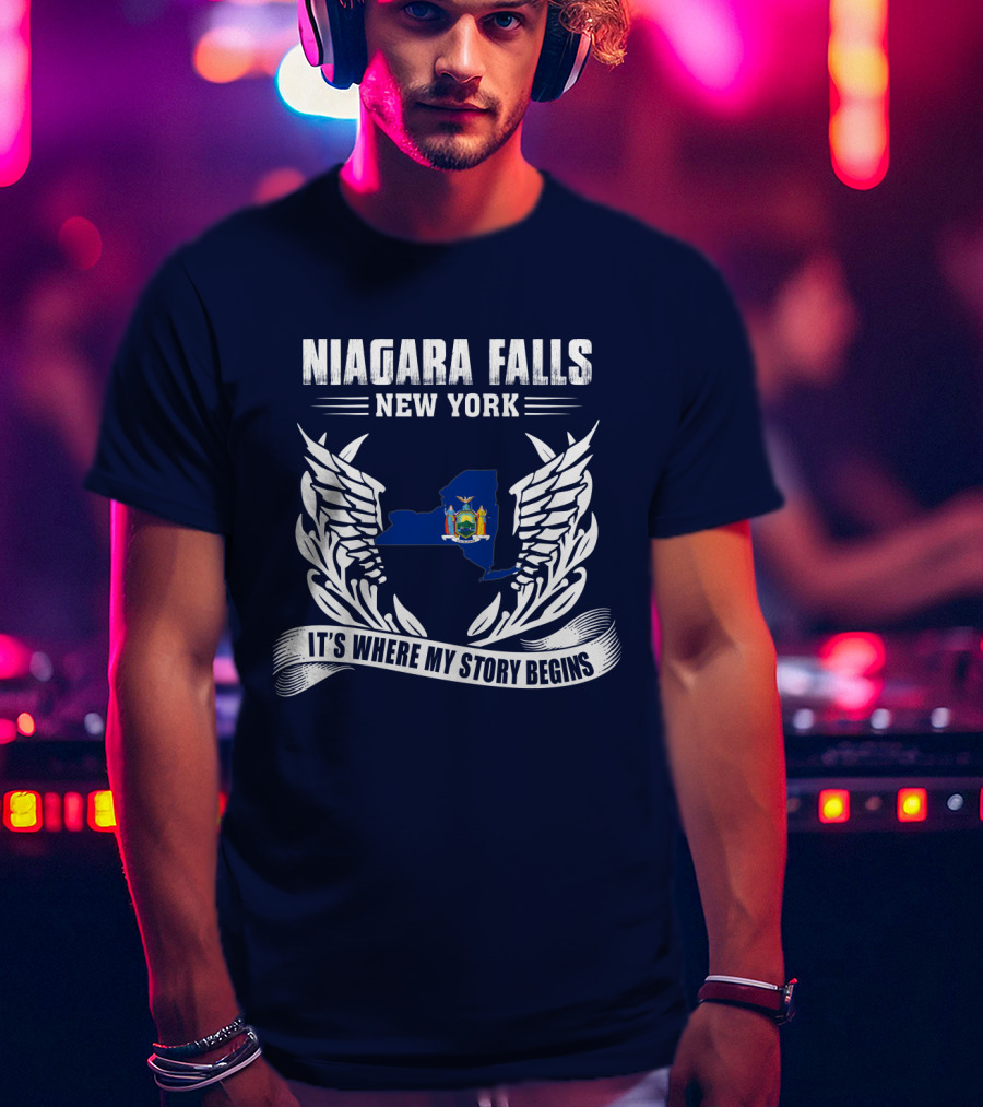 Niagara Falls New York It's Where My Story Begins T-Shirt