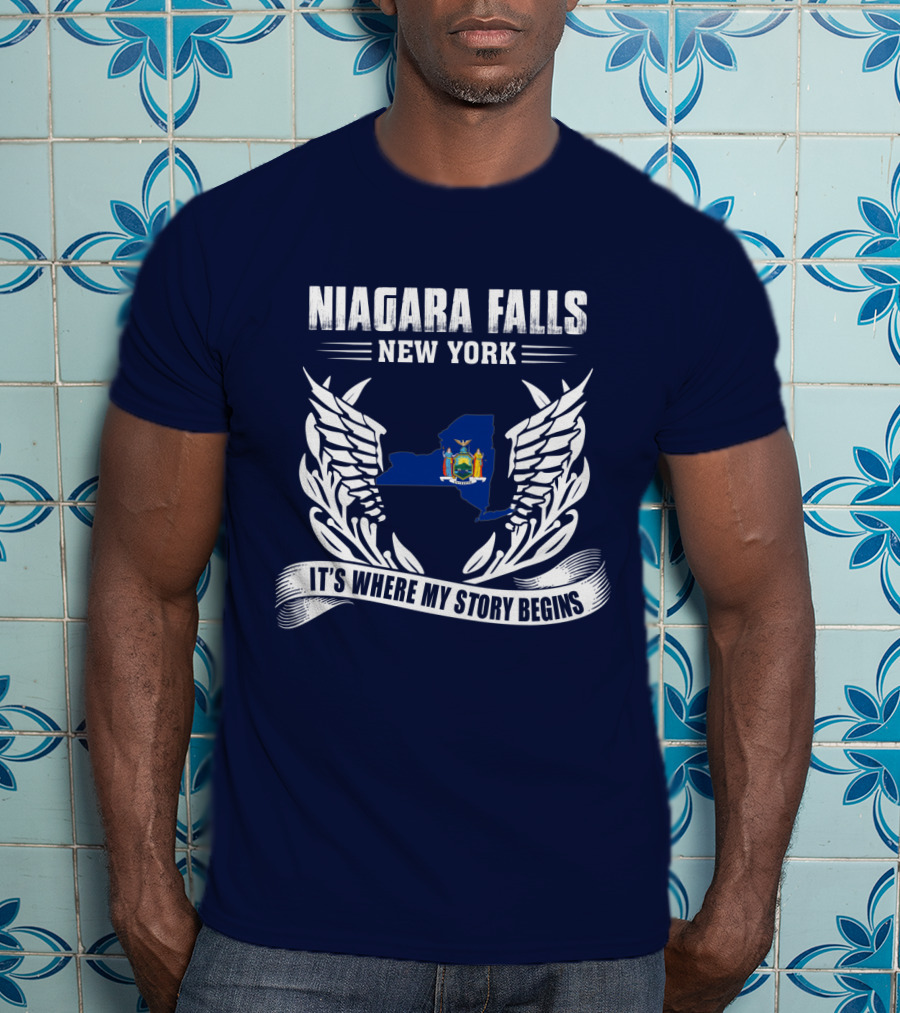 Niagara Falls New York It's Where My Story Begins T-Shirt