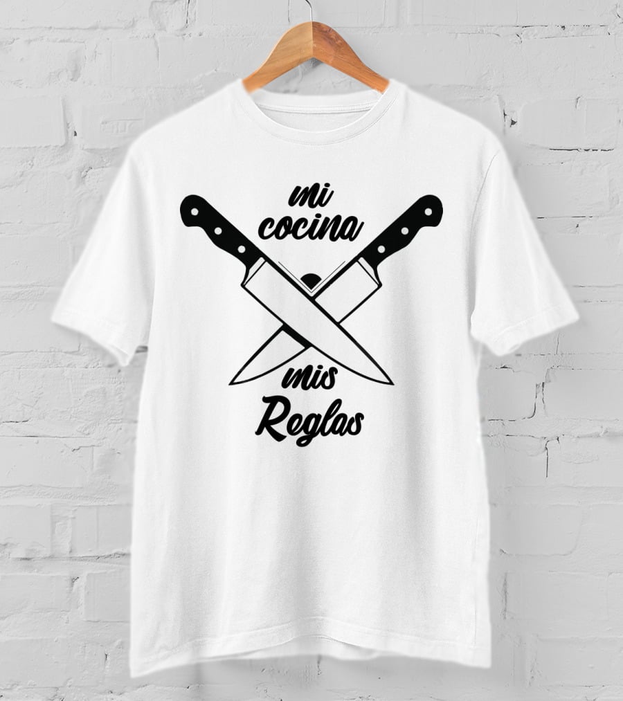 Mi Cocina Mis Reglas Cross Knives T-Shirt