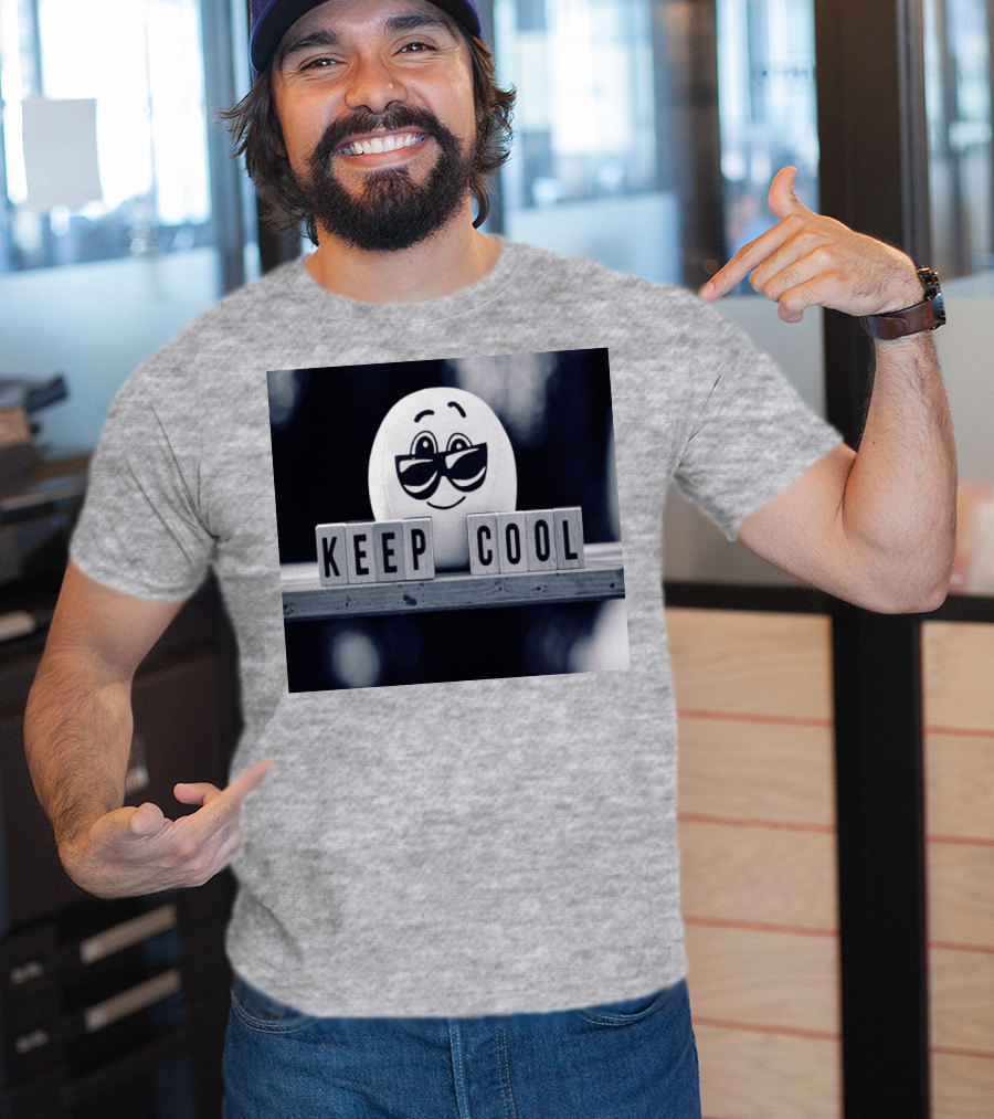 Keep Cool Emoji With Sunglasses T-Shirt