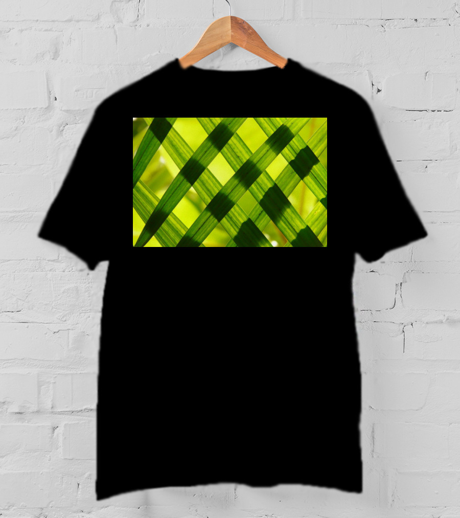 Green Reed Weaving T-Shirt