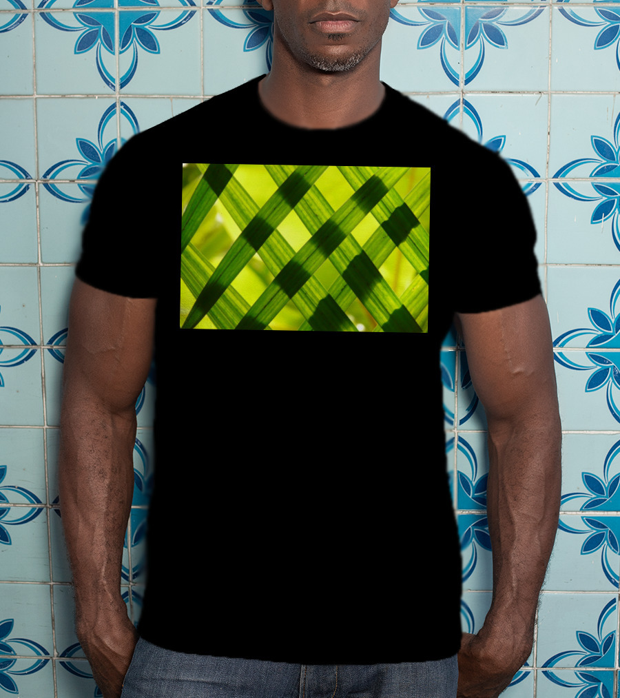 Green Reed Weaving T-Shirt