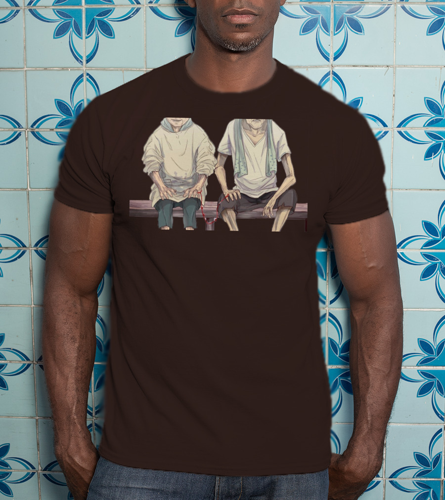 Grow Old With You Elderly Couple Sitting Together T-Shirt