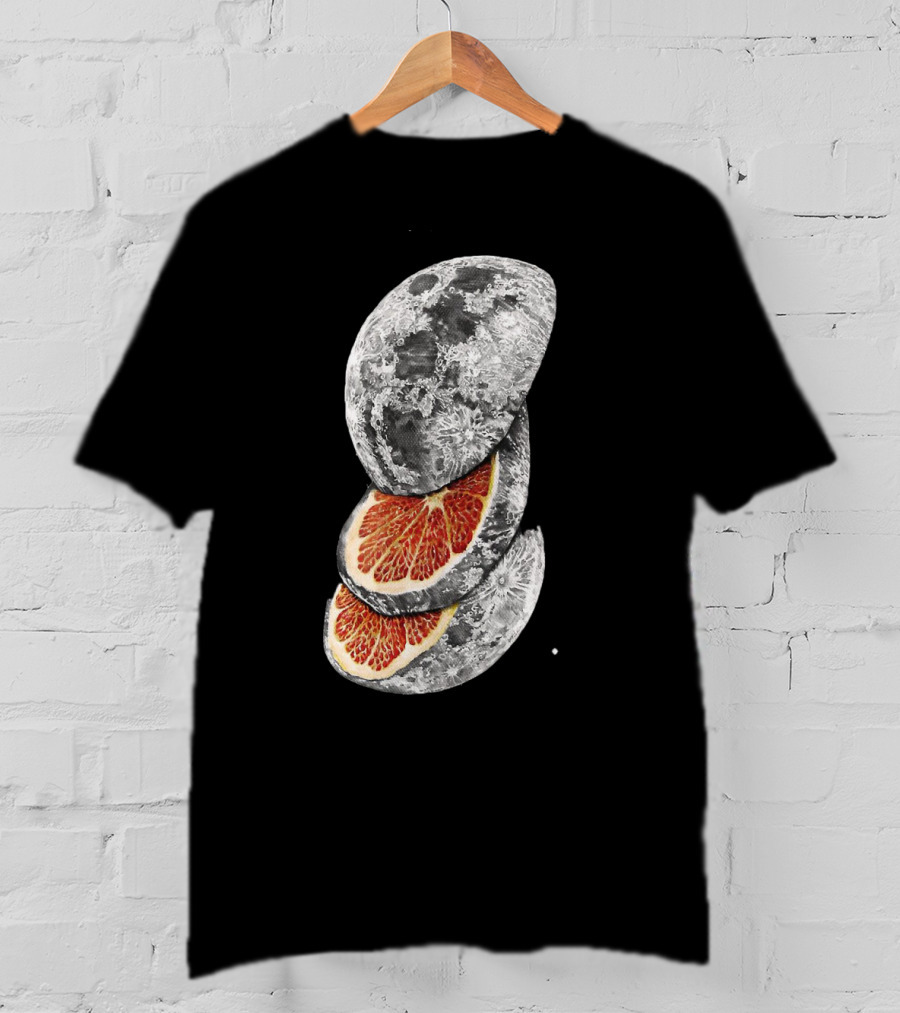 LEMON MOON Space Citrus Fusion With Blood Orange Layers T-Shirt