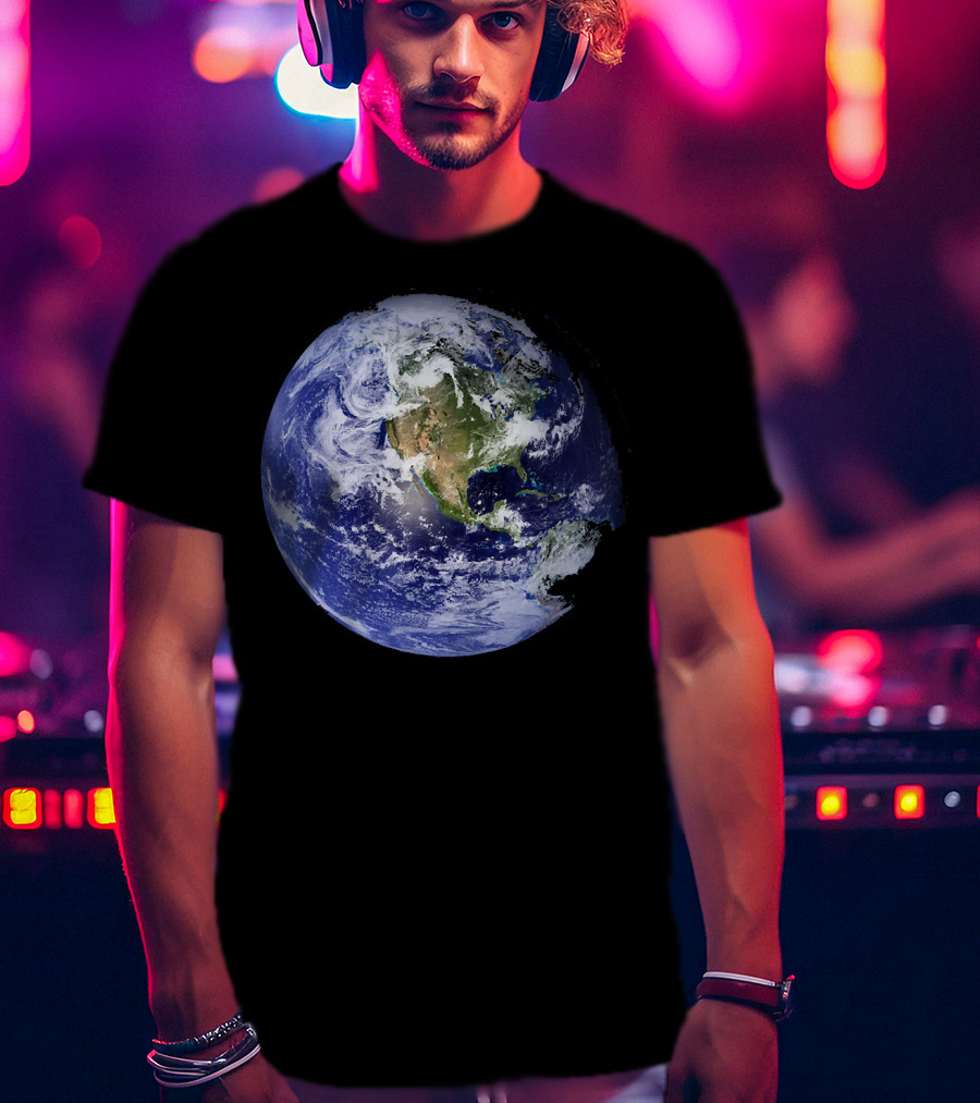 Earth Planet Our Home Image In The University T-Shirt