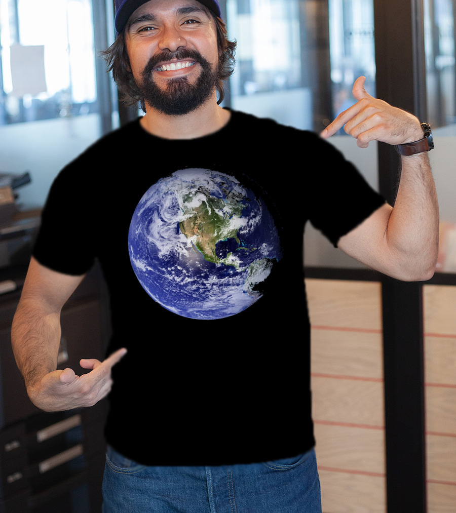 Earth Planet Our Home Image In The University T-Shirt