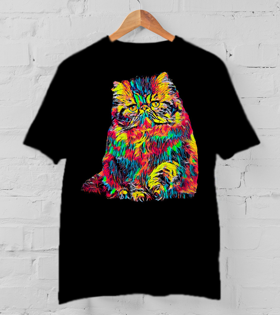 Testing Colorful Cat T-Shirt