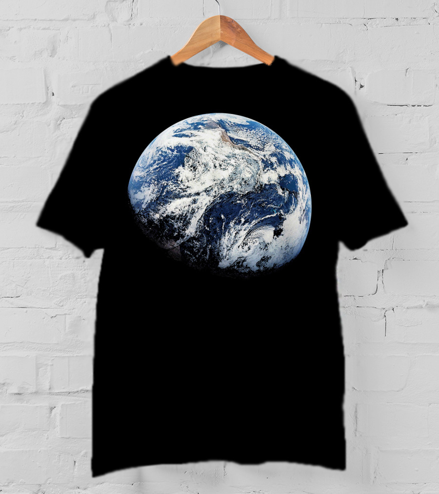 Planet Earth View From Apollo 8 Space Mission T-Shirt