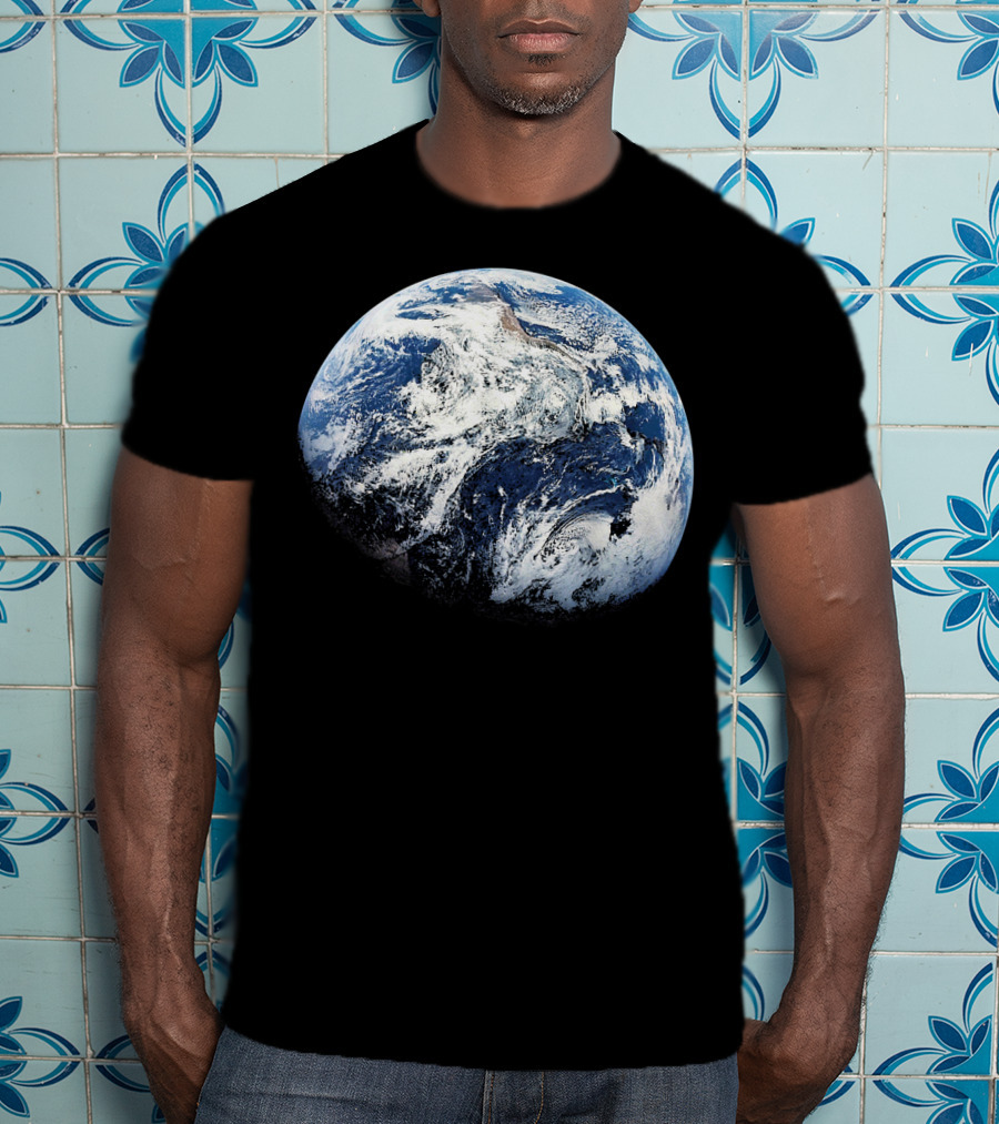 Planet Earth View From Apollo 8 Space Mission T-Shirt