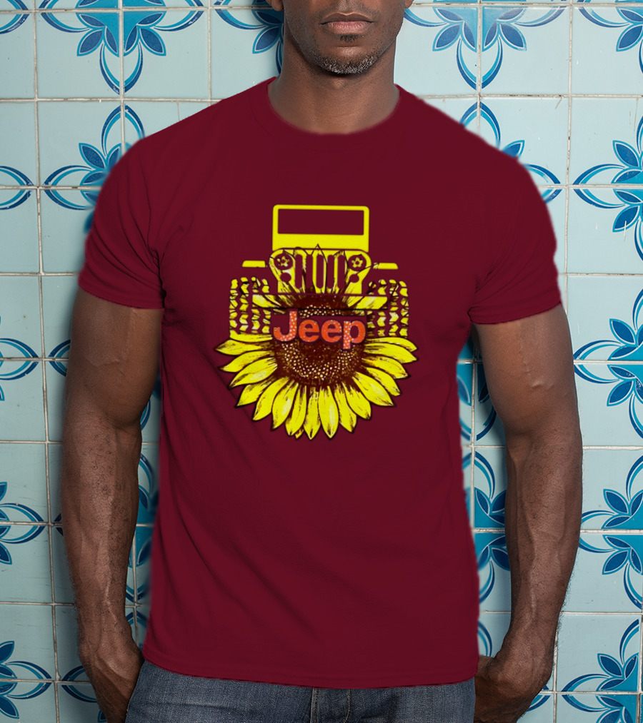 Jeep Sunflower Hot Sun Of Day T-Shirt