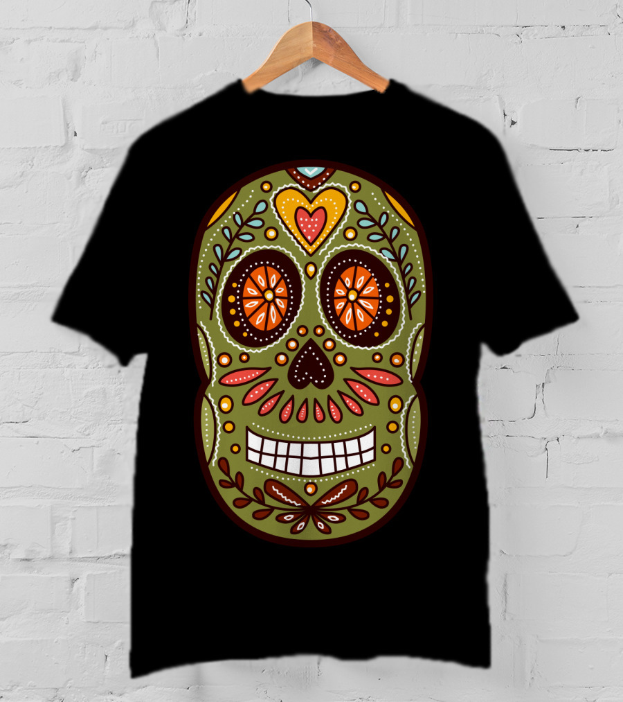 Day Of The Dead Sugar Skull 422 T-Shirt