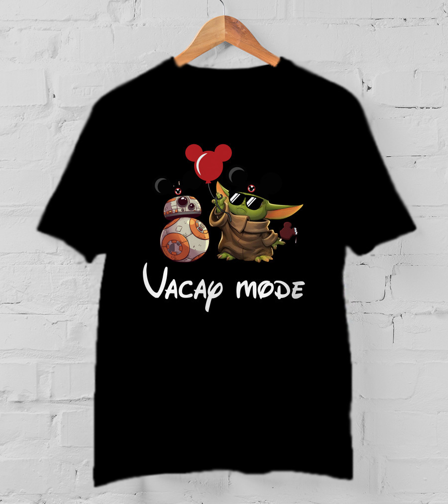 BB 8 X Baby Yoda Vacay Mode T-Shirt