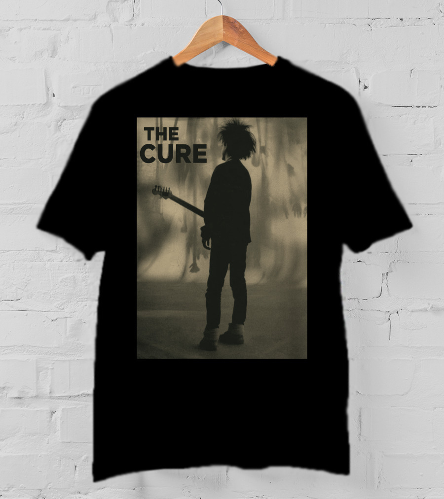 THE CURE Silhouette With Guitar Iconic T-Shirt