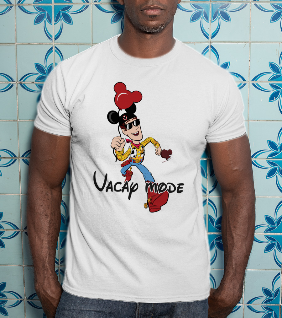 Vacay Mode Woody Mickey Ears Fun Adventure T-Shirt