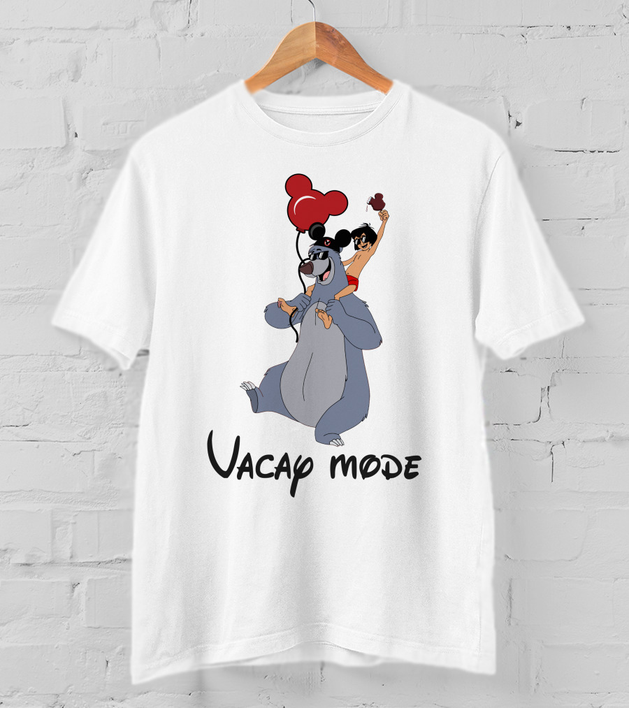 Baloo And Tarzan Vacay Mode Balloon Adventure T-Shirt