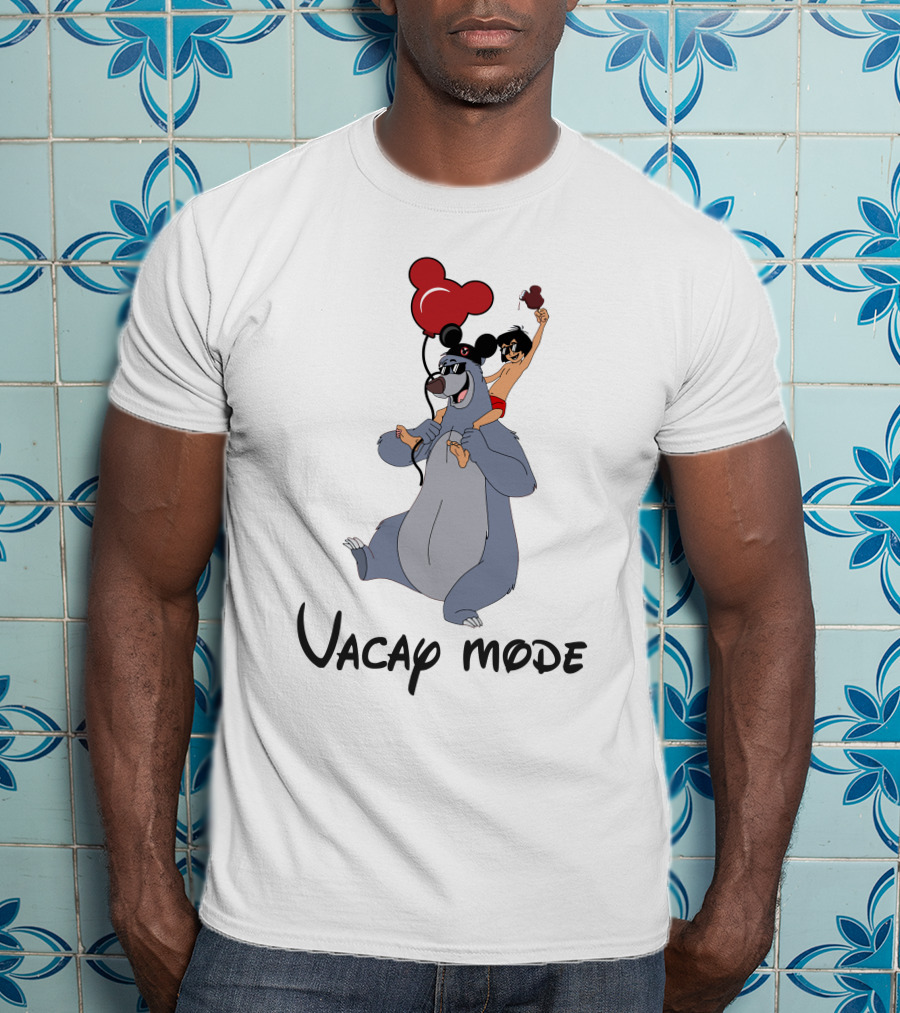 Baloo And Tarzan Vacay Mode Balloon Adventure T-Shirt