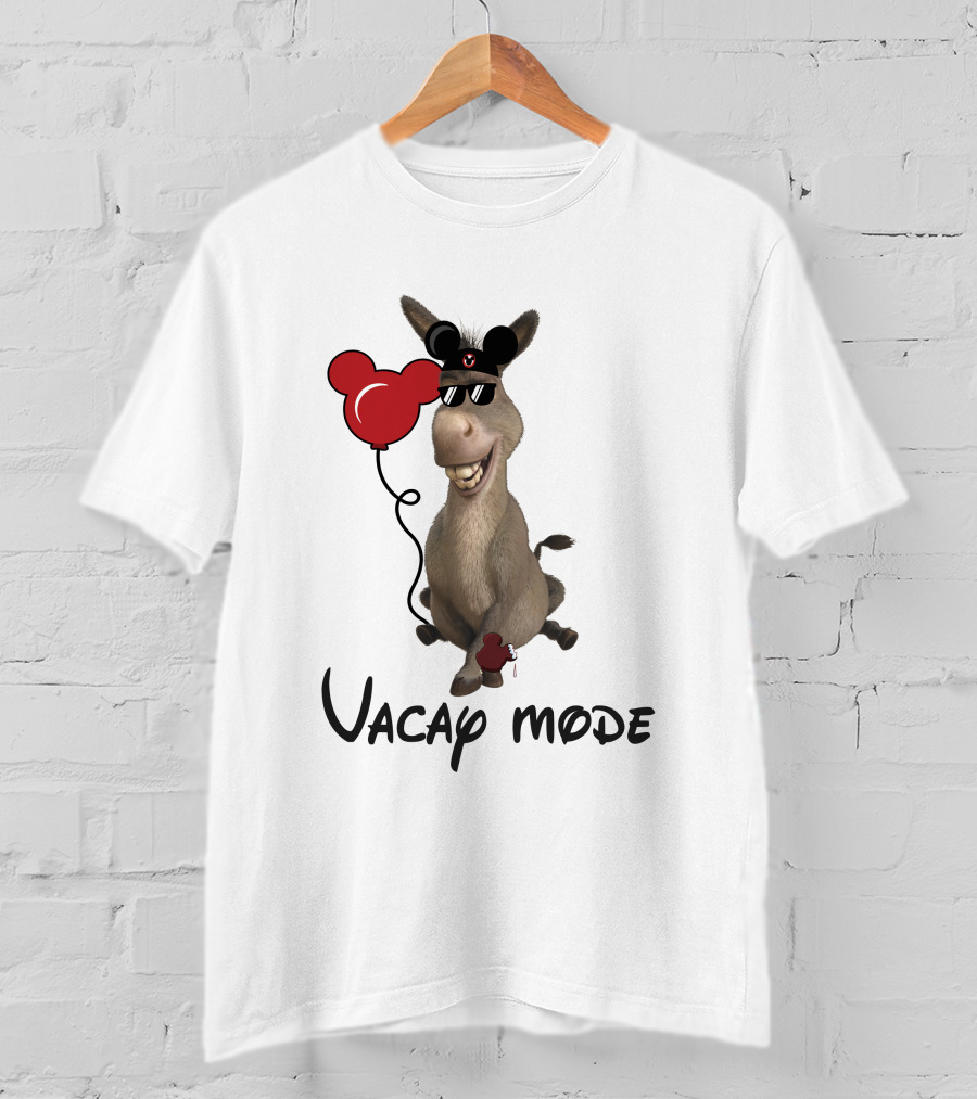 Vacay Mode Donkey With Balloon T-Shirt