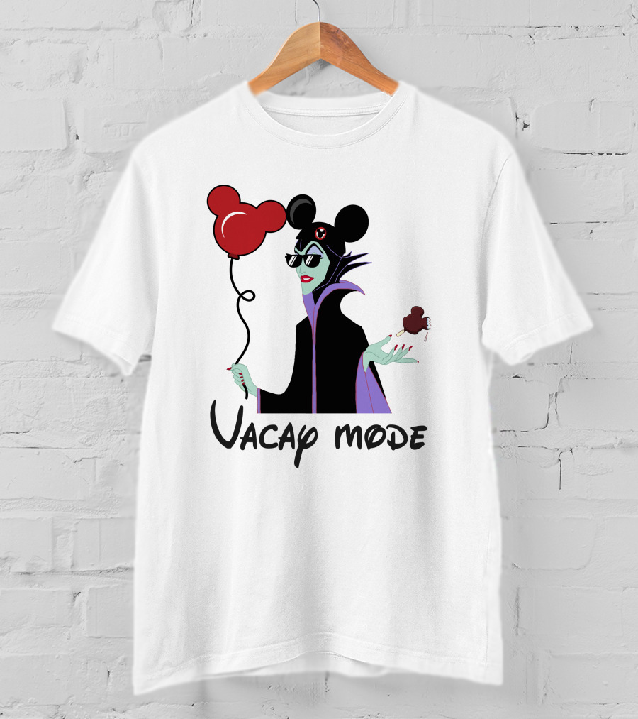 Maleficent Vacay Mode Disney Ears Balloon Chocolate Treat T-Shirt